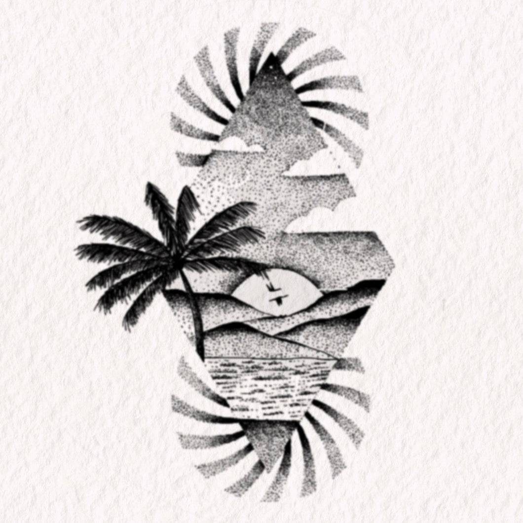 Palm Trees and Sunshine by Bam