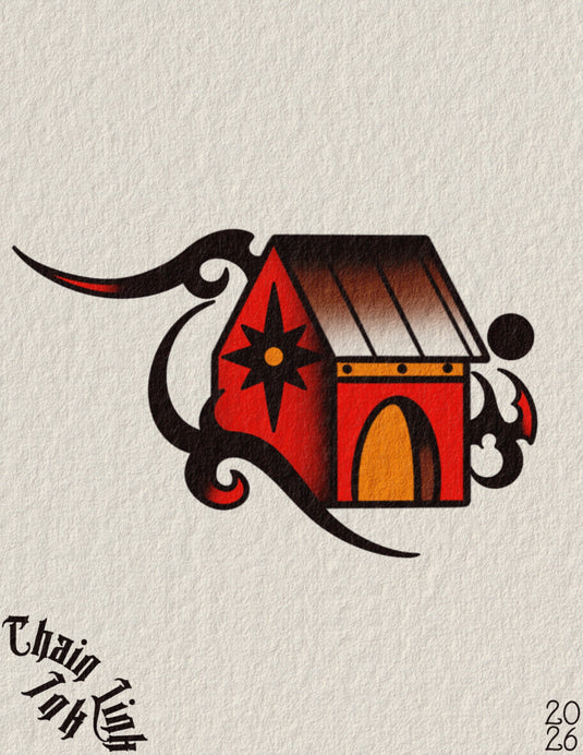Translation missing: en.Little Tribal House on the Prairie by Liam