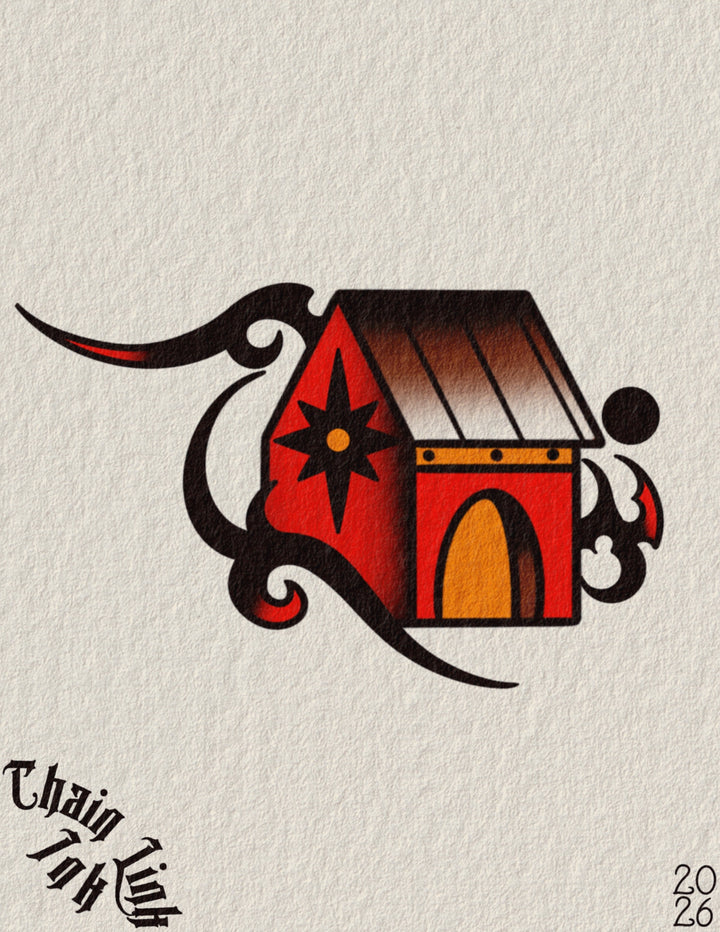 Translation missing: en.Little Tribal House on the Prairie by Liam