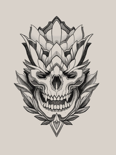 Skull Bloom by Jonas