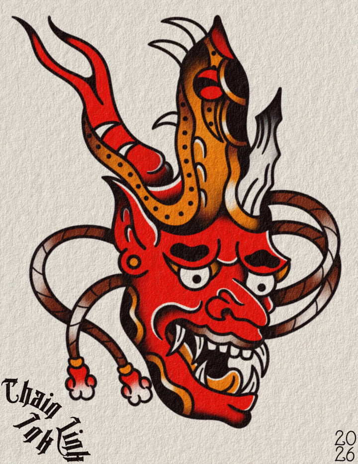 Translation missing: en.Snakehead x Hannya  by Liam