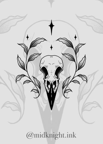 Bird Skull by Elissia
