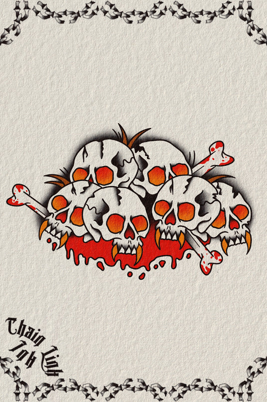 Translation missing: en.Pile of Skulls by Liam