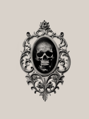 Skull Mirror 2 by Jonas