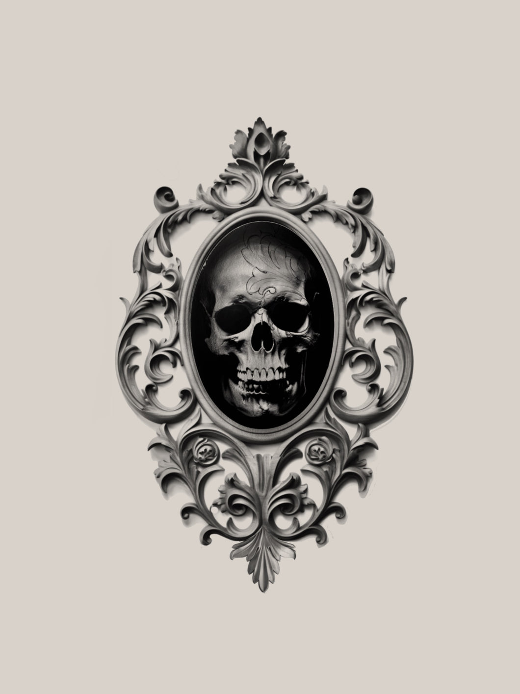 Skull Mirror 2 by Jonas