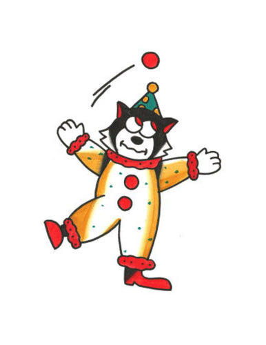 Clown Cat by Zak (JR. ARTIST)
