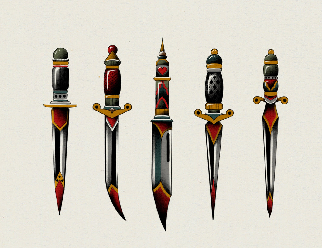 Dagger Assortment by Pablo
