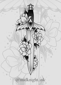 Dagger Flowers by Elissia