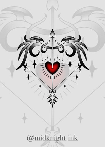 Heart Bow & Arrow by Elissia