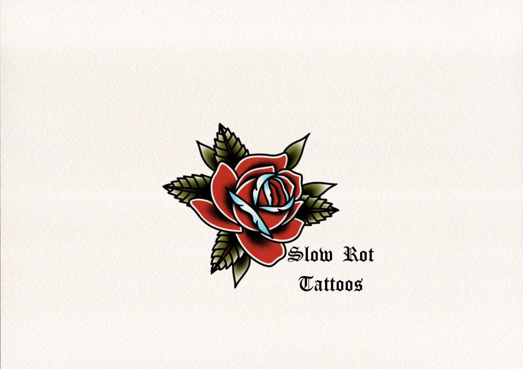 Rose w/ Blue by Landon