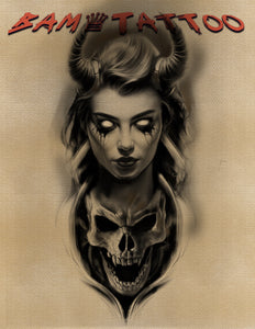 Demon & Skull 2 by Bam