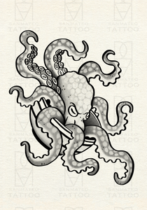 Octopus Ramen 1 by Harryl