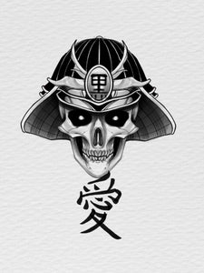 Samurai Skull by Cris