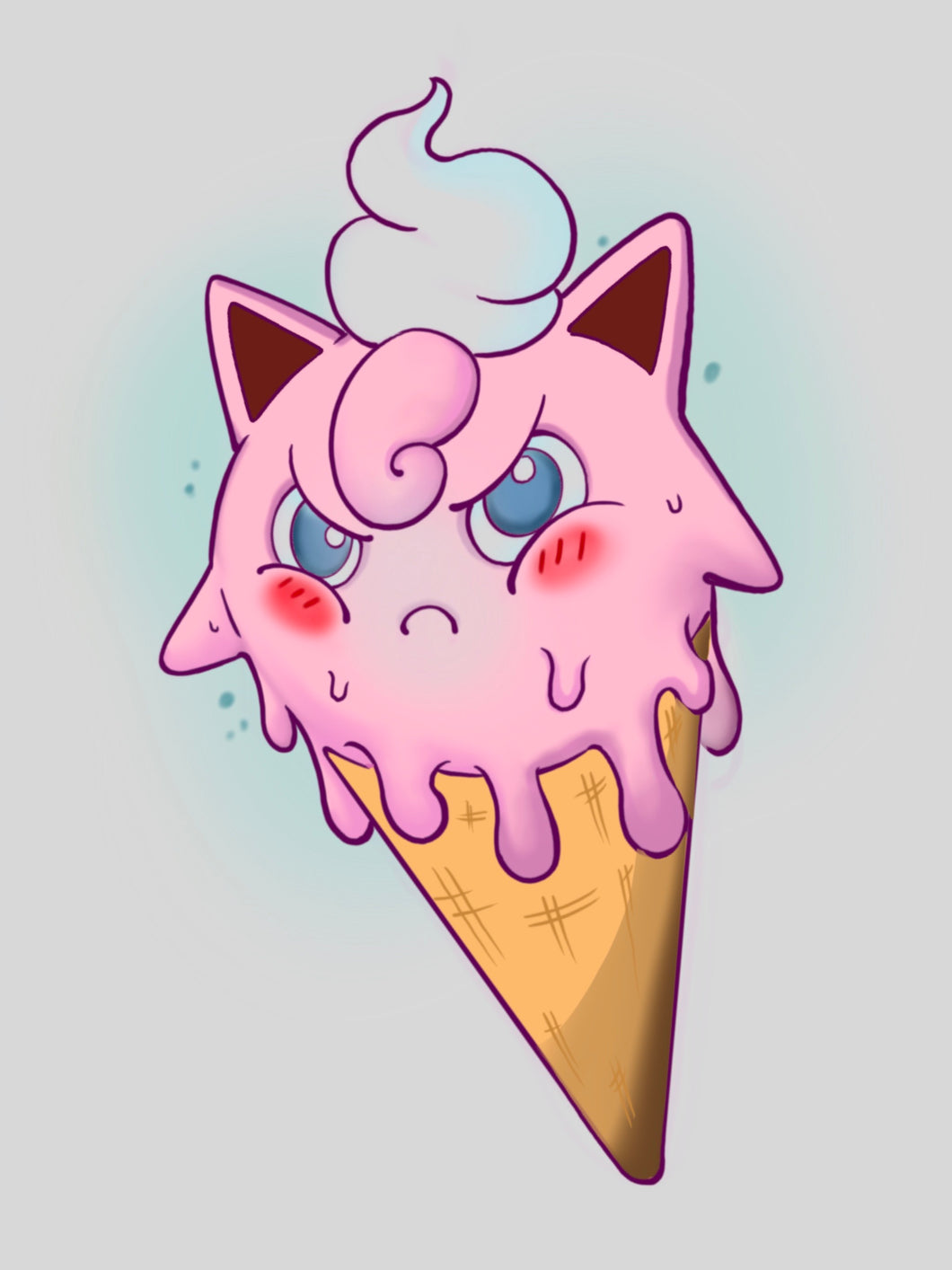 Jiggly Puff Iced Cream Cone by Cris
