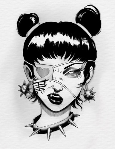 Punk Chick by Cris
