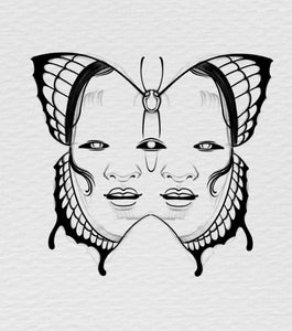 Two Faced Butterfly by Cris