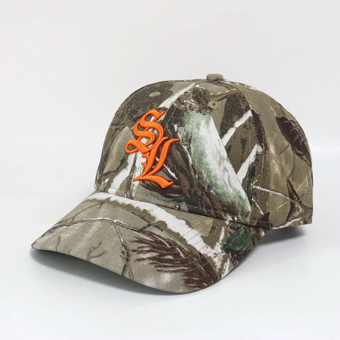 SnL Monogram 6 Panel Camo Hat