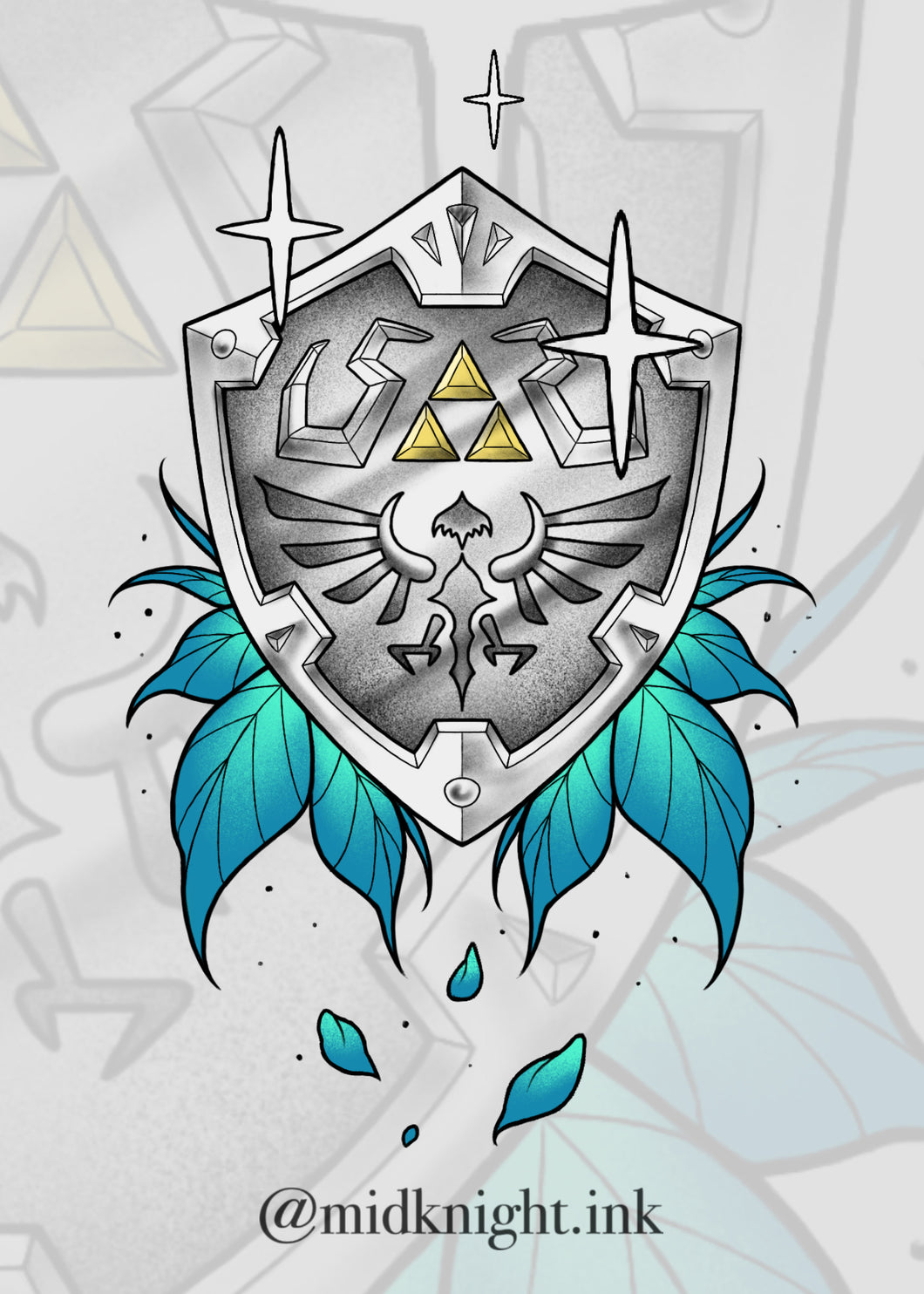 Hylian Shield by Elissia