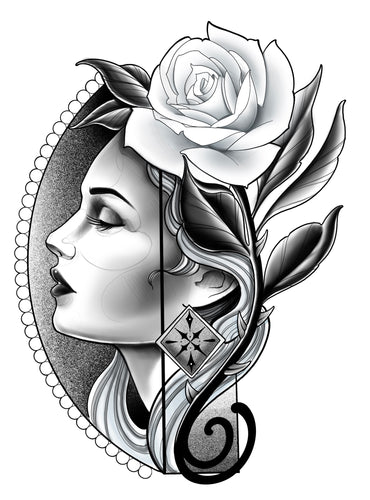 Neotraditional Portrait by Cris