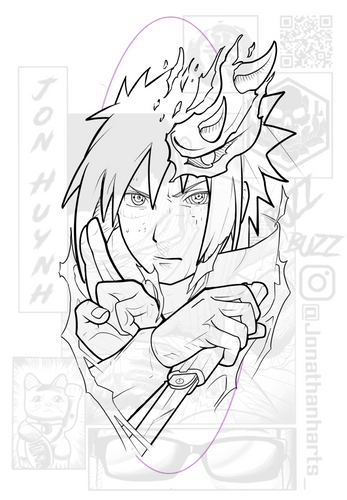 Sasuke Susanoo by Jon