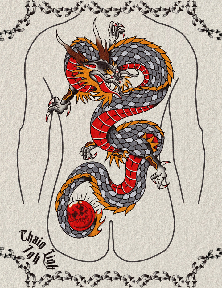 Translation missing: en.Traditional Dragon by Liam