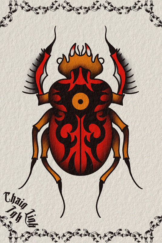 Translation missing: en.Tribal Beetle II by Liam
