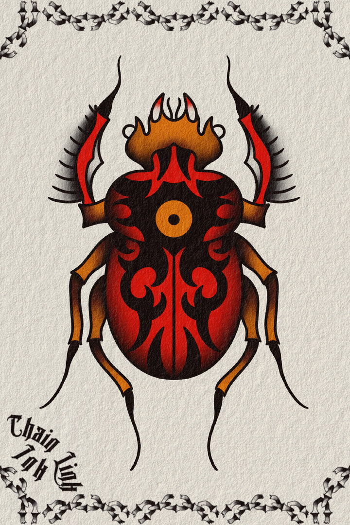 Translation missing: en.Tribal Beetle II by Liam