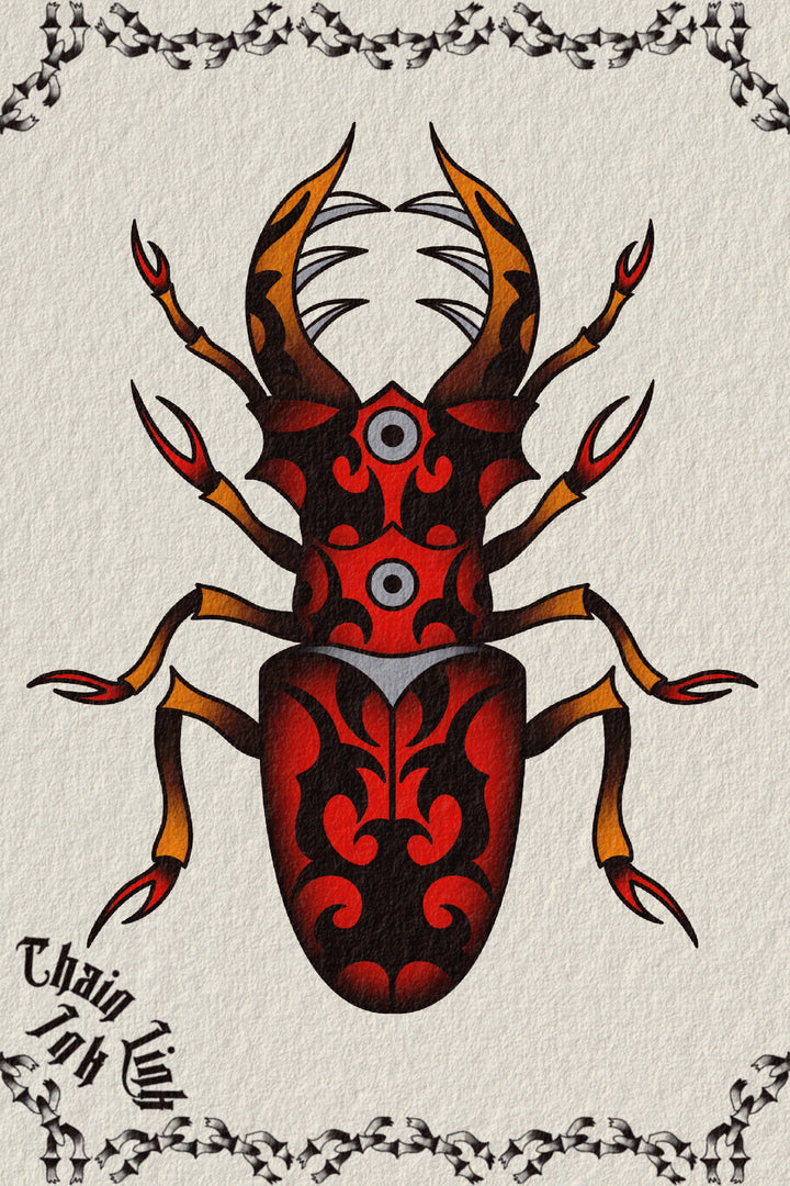 Translation missing: en.Tribal Beetle by Liam