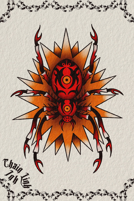 Translation missing: en.Tribal Spider by Liam