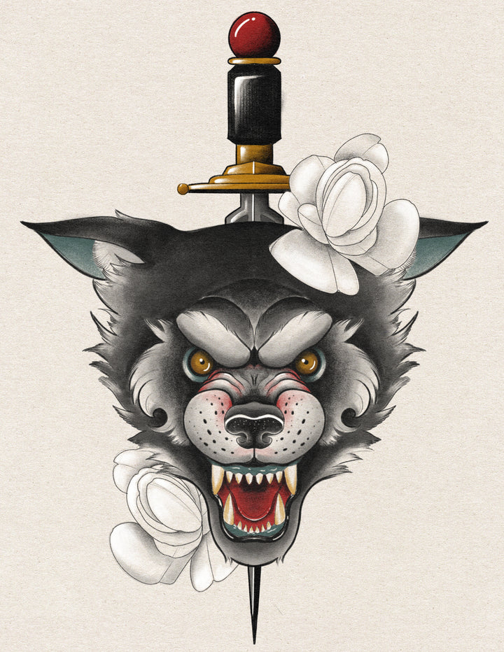 Translation missing: en.Wolf and Dagger by Pablo