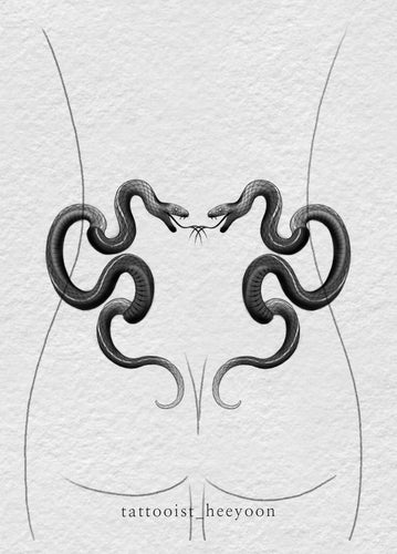 Twin Snakes by Heeyoon