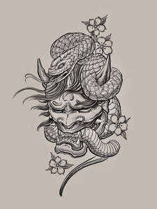 Hannya x Serpent by Jonas