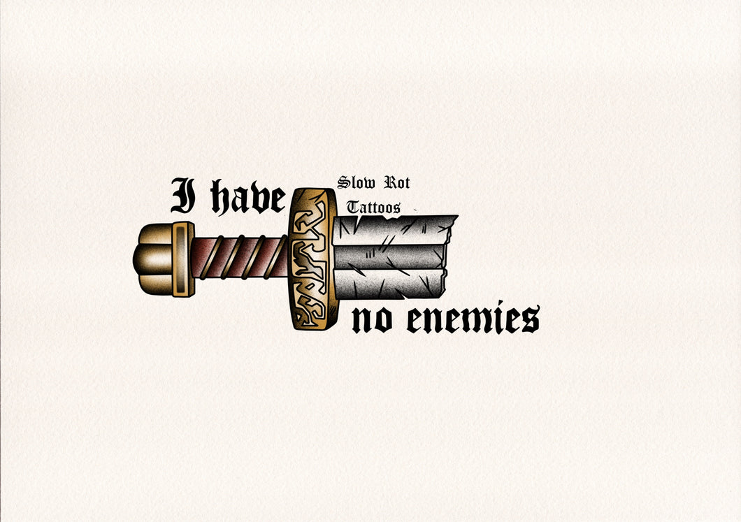 I Have No Enemies (Gold) by Landon