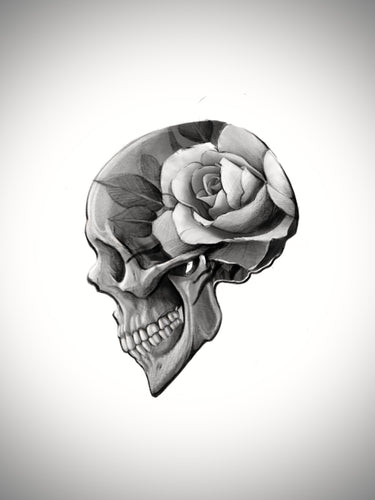 Rose Skull by Jonas