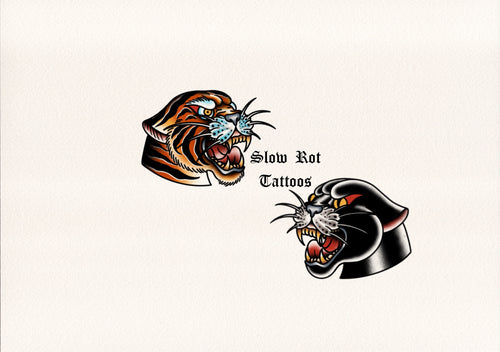 Panther or Tiger Head by Landon
