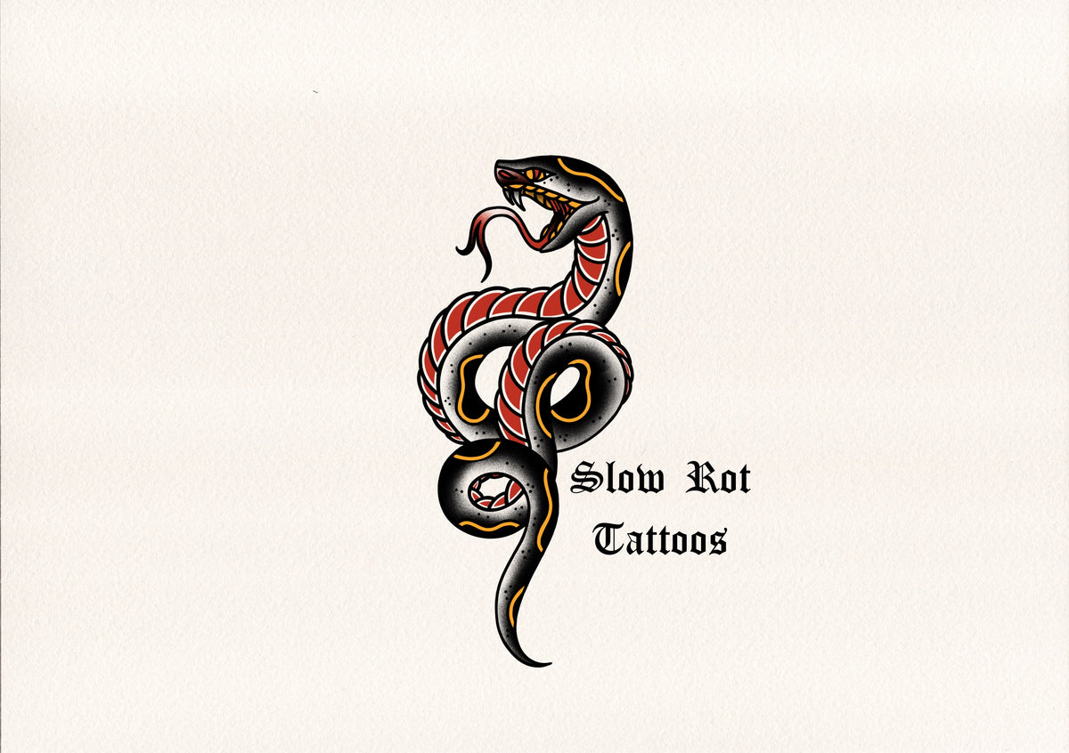 Big Snake by Landon Skull and Lotus Tattoo