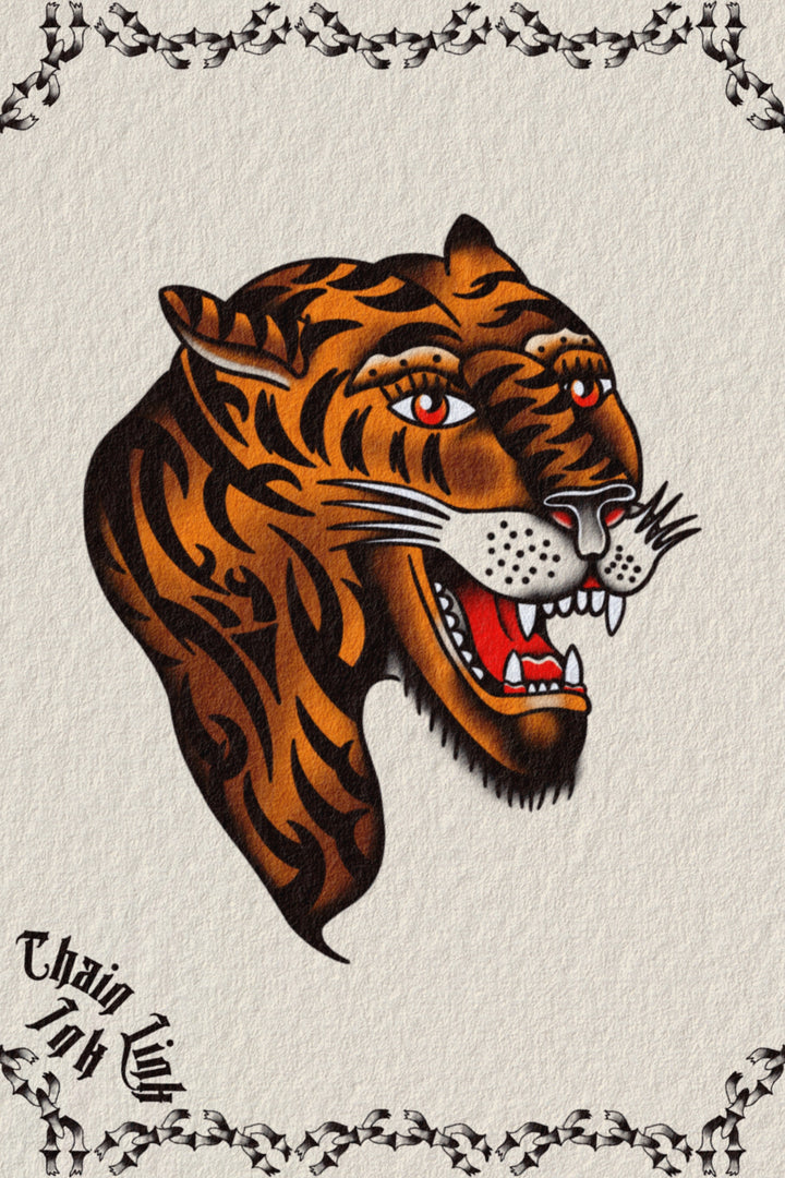Translation missing: en.Trad Tribal Tiger by Liam