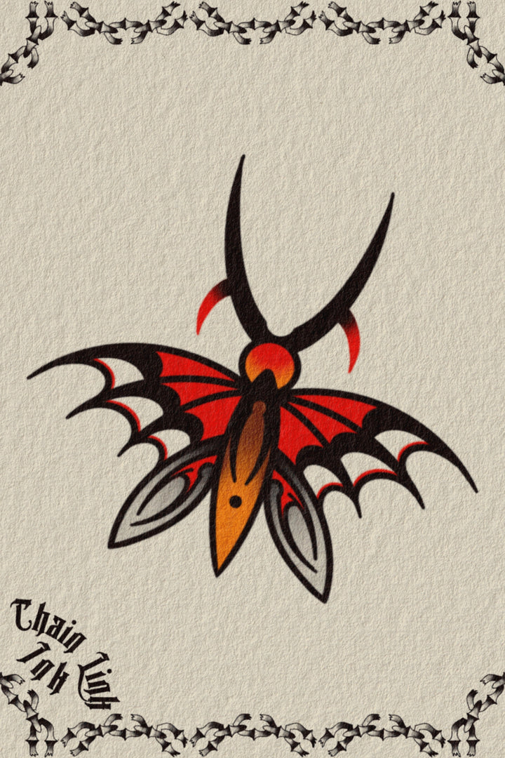 Translation missing: en.Trad Tribal Butterfly by Liam