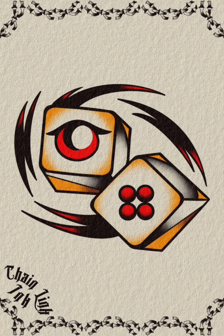 Translation missing: en.Trad Tribal Dice by Liam