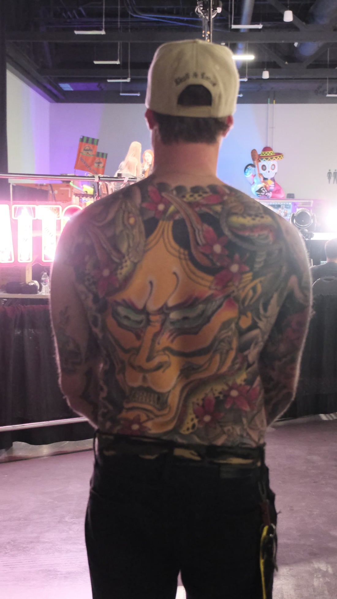 SKULL AND LOTUS TATTOO