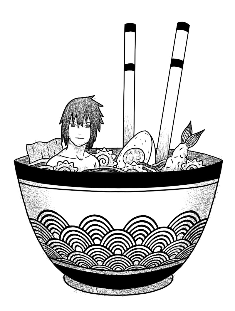 Sasuke Ramen Bowl by Harryl