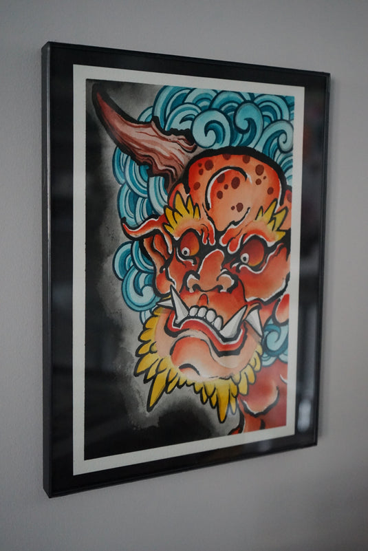 Translation missing: en.“Oni” Original Painting by Boeden Alfonso