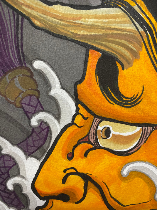 Translation missing: en.“Hannya Wave” Original Painting by Boeden Alfonso