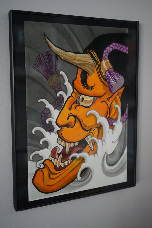Translation missing: en.“Hannya Wave” Original Painting by Boeden Alfonso