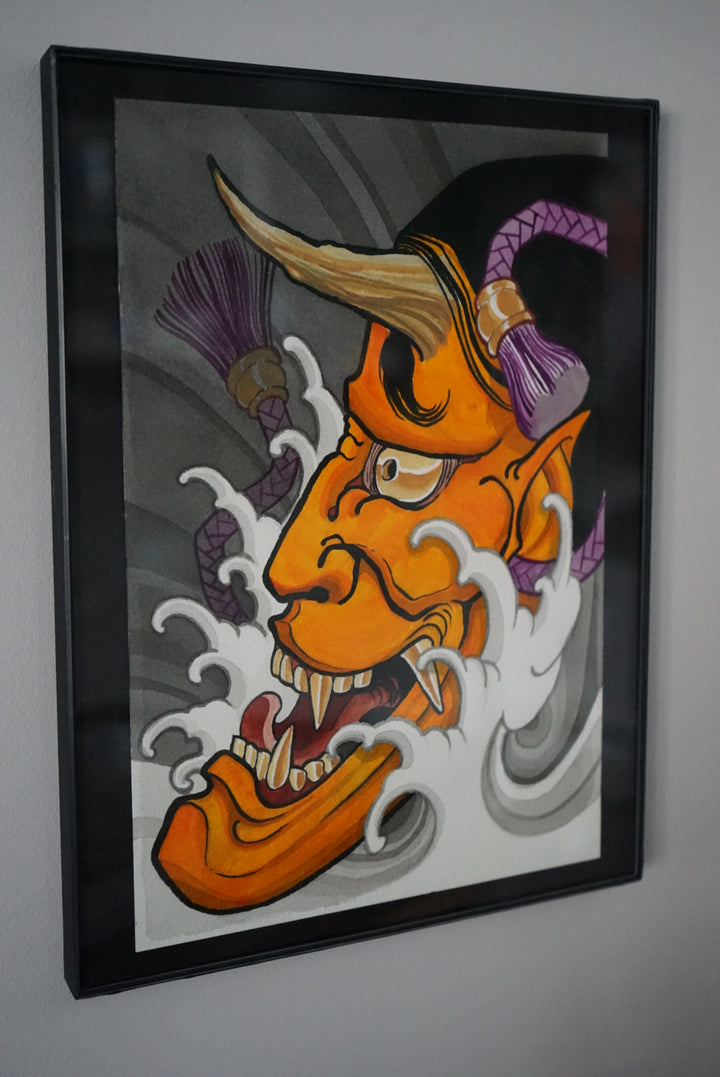 Translation missing: en.“Hannya Wave” Original Painting by Boeden Alfonso