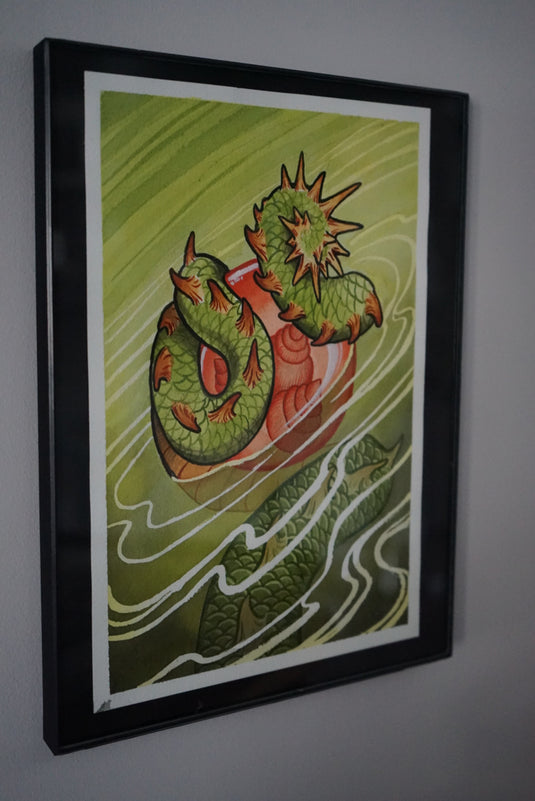 Translation missing: en.“Hoju Pearl” Original Painting by Boeden Alfonso