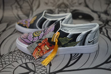 Hand Painted Shoes - Shi Shi Peony