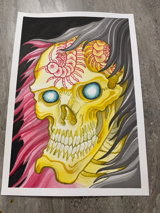 Translation missing: en.“Centipede x Reaper” Original Painting by Boeden Alfonso