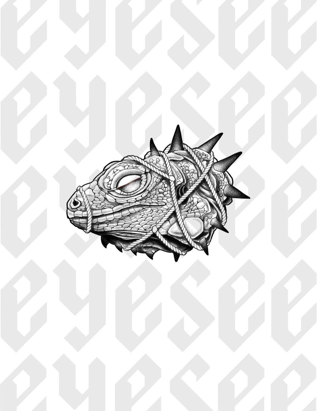 Iguana Head by Stephen