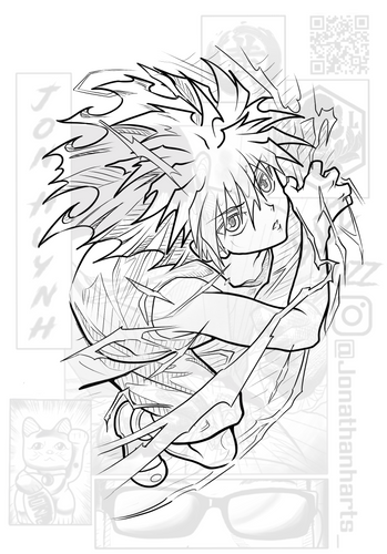 Killua God Speed by Jon